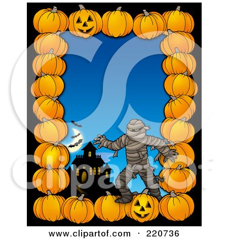 Free House Design Software on Royalty Free  Rf  Clipart Illustration Of A Halloween Border Of
