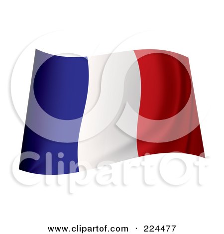 national flag of france. Waving France Flag