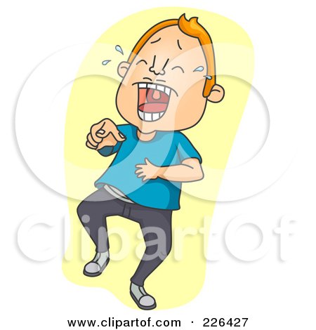 Man Laughing Clipart