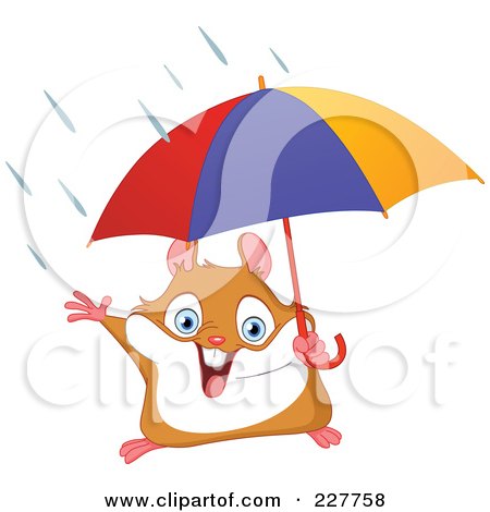 227758-Royalty-Free-RF-Clipart-Illustration-Of-A-Happy-Hamster-Holding-An-Umbrella-In-The-Rain.jpg