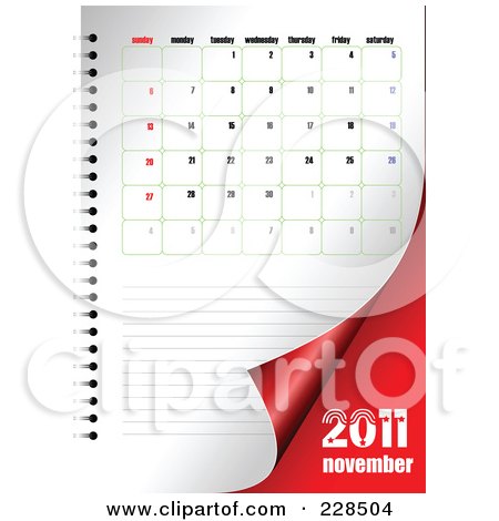 november 2011 calendar with holidays. November 2011 Calendar And