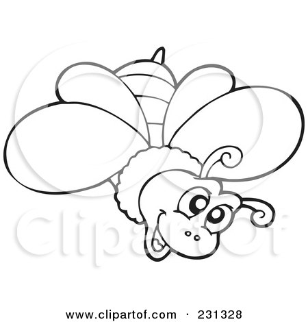 bees outline