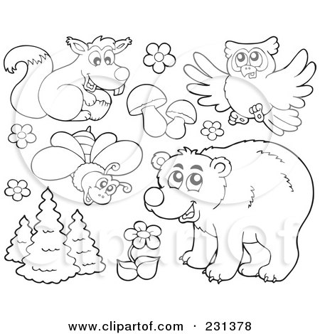 Coloring Pages Animals on Mother And Baby Animals Coloring Pages