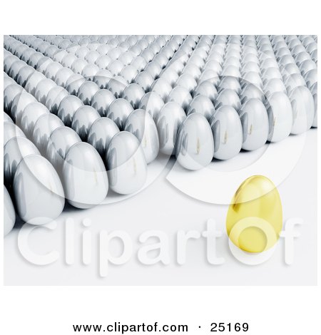 25169-Clipart-Illustration-Of-A-Golden-Egg-Standing-In-Front-A-Crowd-Of-Silver-Eggs-Instructing-Its-Followers.jpg