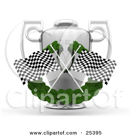 Auto Racing Checkered Flags on 25395 Clipart Illustration Of Two Checkered Racing Flags Crossed Over
