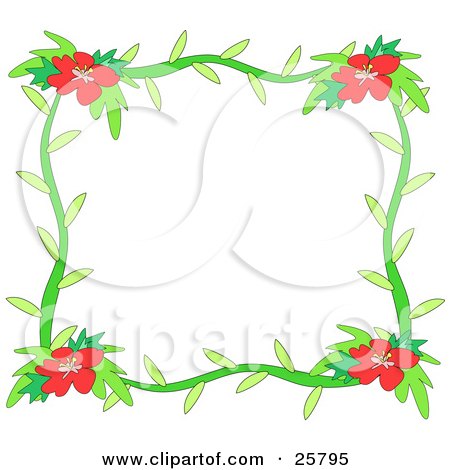 Border Flower Clipart
