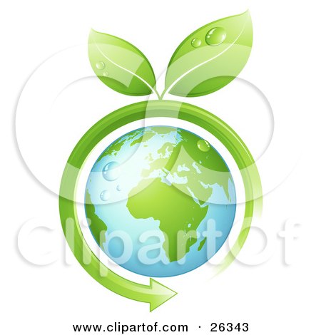http://images.clipartof.com/small/26343-Clipart-Illustration-Of-Wet-Green-Leaves-Sprouting-From-A-Green-Arrow-Circling-Around-The-Earth.jpg