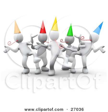 27036-Clipart-Illustration-Of-A-Group-Of-White-People-Wearing-Party-Hats-And-Blowing-Noise-Makers-While-Dancing-At-A-Birthday-Or-New-Years-Eve-Party.jpg
