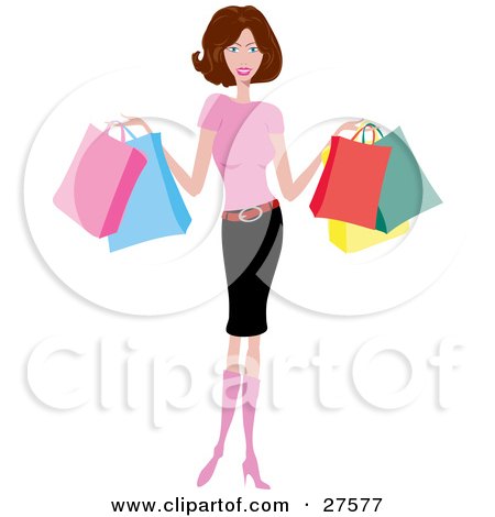 clipart shopping bags
