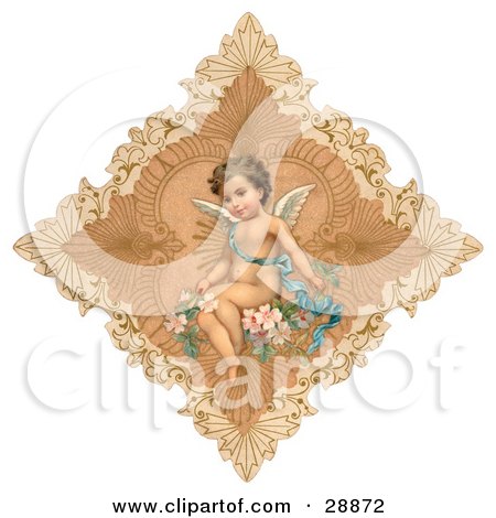 a cupid Vintage cute Vintage Art  Cupid of Clip vintage valentine
