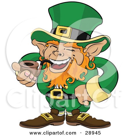 Lucky Golden Penny Coin Clipart Illustration by Geo Images