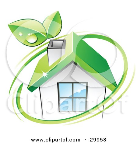 Logo Design  Illustrator on Clipart Illustration Of A Pre Made Logo Of Leaves And A Green Circle