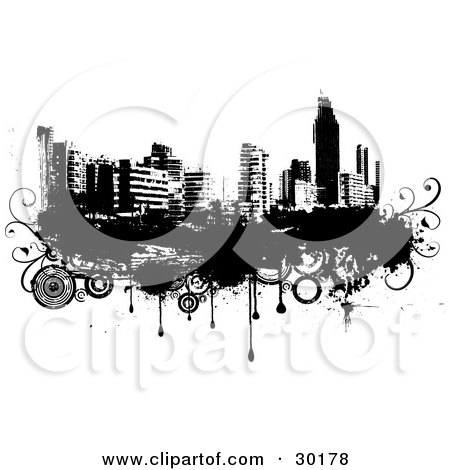 clipart of cities