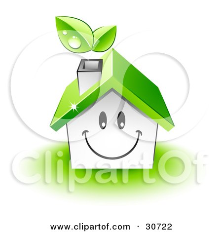 Architectural Design School on Clipart Illustration Of A Friendly Smiling House Character With A
