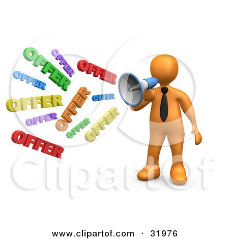  Opportunities on Offer Through A Megaphone  Symbolizing Job Opportunities And S