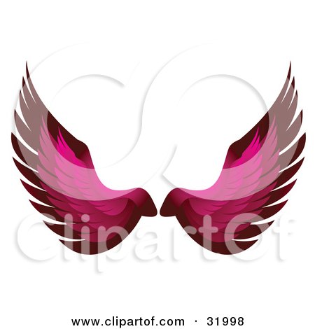 pink bird stamp