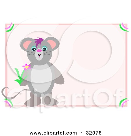 Clipart Illustration of a Cute