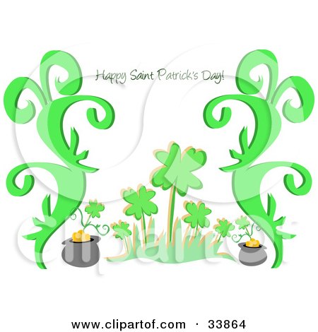 st patrick day clipart. Royalty-Free (RF) Clipart Illustration of a Happy St Patrick#39;s Day Greeting