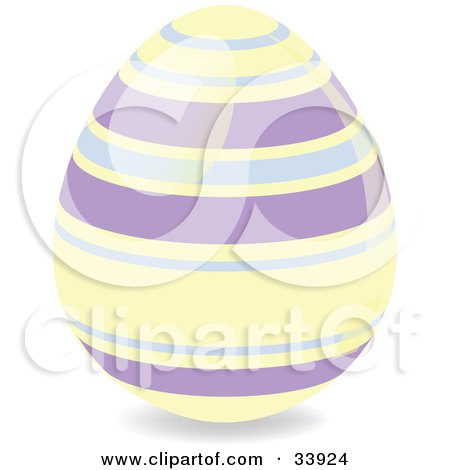 decorated easter eggs clipart. of a Decorated Easter Egg