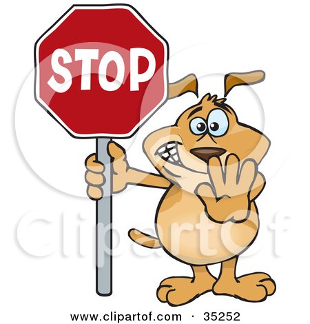 Logo Design Hand on Halting With His Hand And A Stop Sign By Dennis Holmes Designs  35252