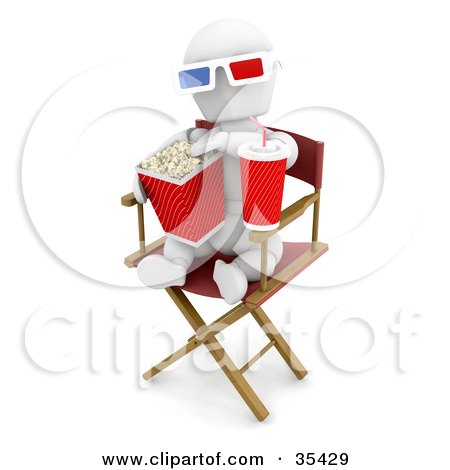 35429-Clipart-Illustration-Of-A-Relaxed-White-Character-Wearing-3d-Glasses-Munching-On-Popcorn-And-Sipping-Soda-While-Sitting-In-A-Directors-Chair-At-A-Movie.jpg