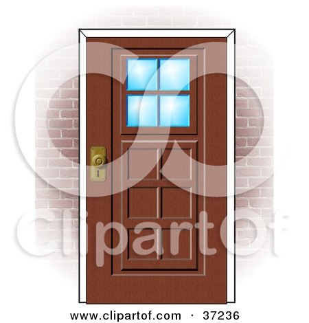 brick house clipart. Red Brick House Clipart by