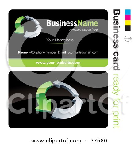 Black And Green Background Designs. Similar Business Card Design