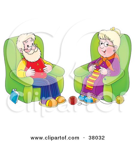 http://images.clipartof.com/small/38032-Clipart-Illustration-Of-A-Happy-Grandpa-And-Grandma-Seated-In-Chairs-The-Woman-Knitting.jpg
