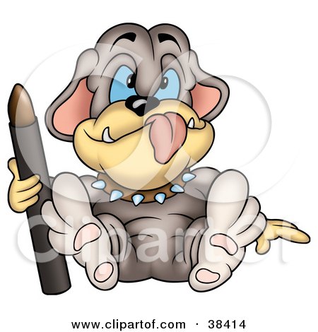 crayon clipart. Clipart Illustration of a