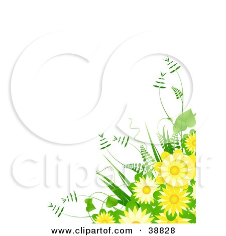 yellow flowers background. And Yellow Flower Bouquet