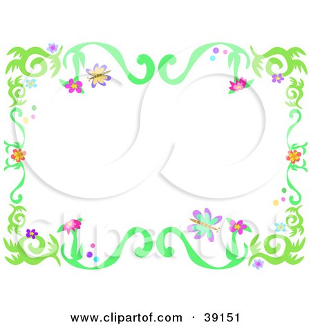 spring clip art borders free. Royalty-free clipart picture