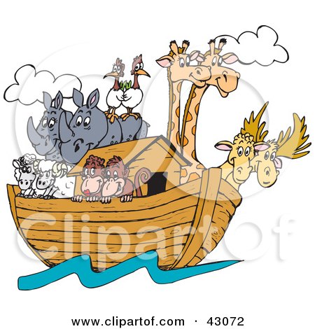 Noah And The Ark Coloring Pages