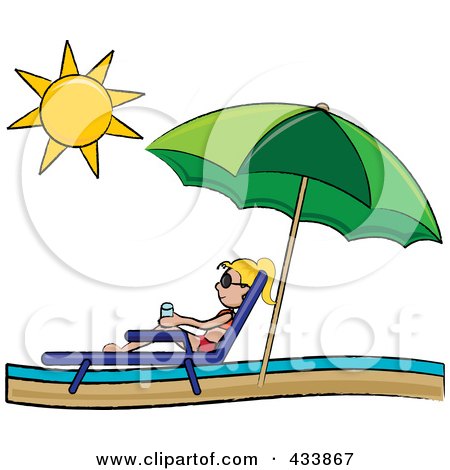 Royalty-Free (RF) Clipart Illustration of a Blond Stick ...