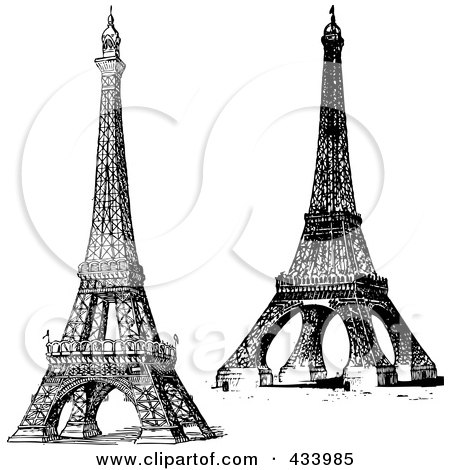 Printable Picture Eiffel Tower on Black And White Sketches Of The Eiffel Tower Poster Art Print Jpg