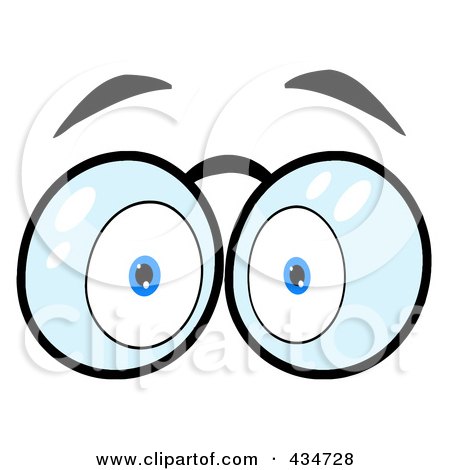 eyes and glasses