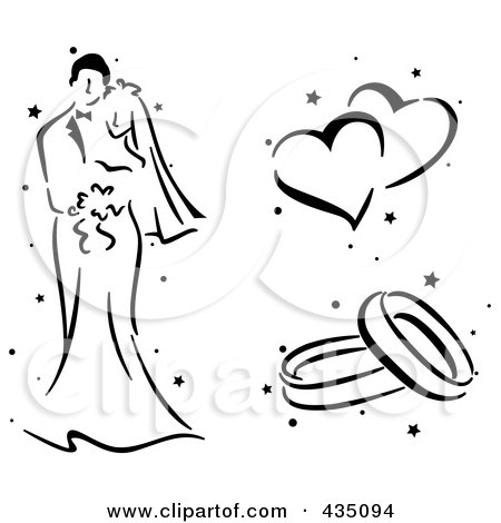 Wedding Photo Collage on Of A Digital Collage Of A Black And White Stenciled Wedding