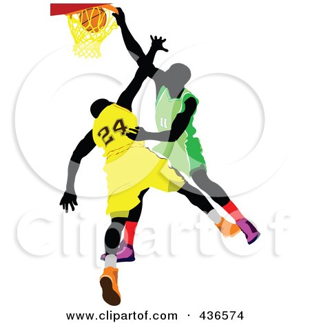 Clipart Basketball Player. of a Basketball Player - 7