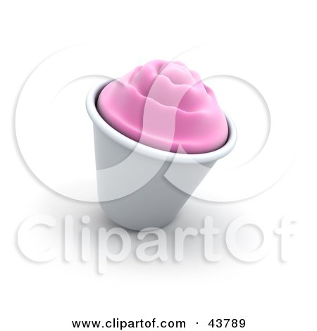 yogurt clip art. Clipart Illustration of a Cup