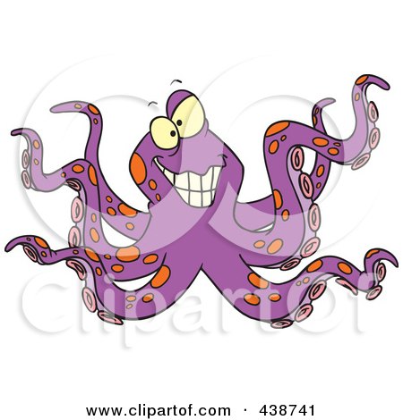 and stickers Octopus cgi