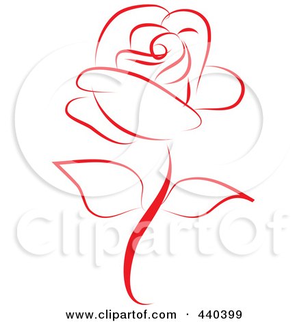 Clip  Free Vector on Royalty Free  Rf  Clip Art Illustration Of A Beautiful Red Rose By