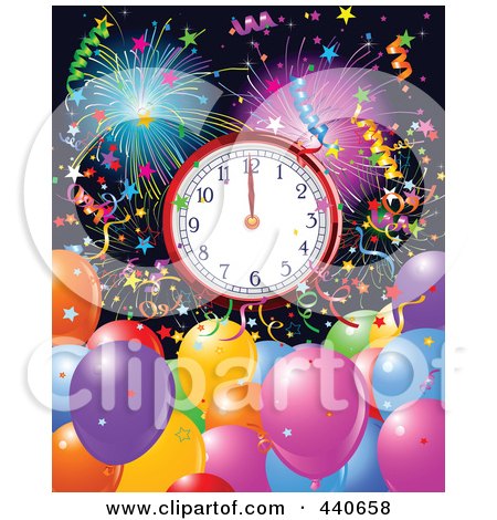 clip art balloons and confetti. Royalty-free clipart