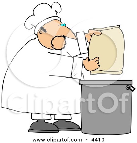 Printposter on Poster  Art Print  Male Bake Making Bread By Dennis Cox