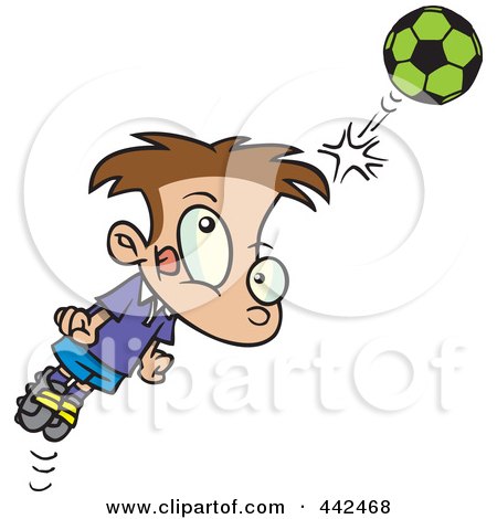 Cartoon Soccer Boy