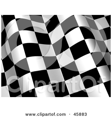 checkered flag vector. Waving Checkered Flag