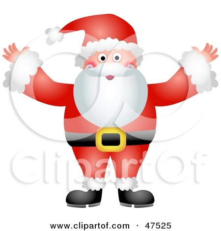 free santa clipart figure