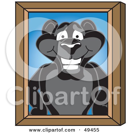 black jaguar cartoon character