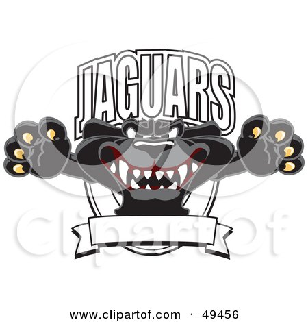 Jaguar on Royalty Free  Rf  Clipart Illustration Of A Black Jaguar Mascot