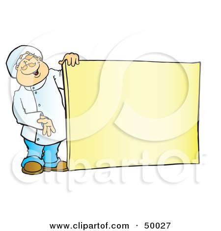 ... -Friendly-Male-Chef-Holding-A-Blank-Sign-Board-Poster-Art-Print.jpg