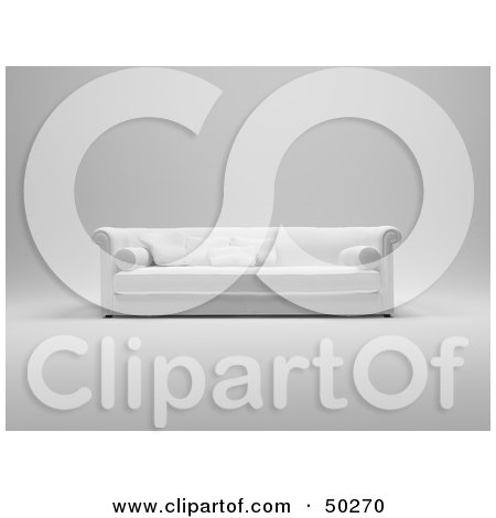 modern white sofa