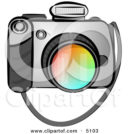 Digital SLR Camera with Flash